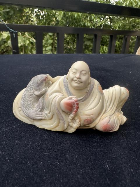 古玩雜項壽山石雕羅漢擺件（特價精品）拍賣，當前價格599元