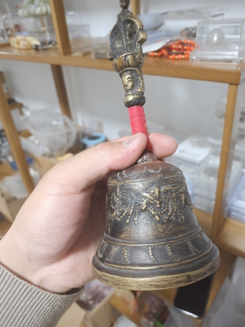 古玩雜項清密宗法鈴拍賣，當前價格1500元