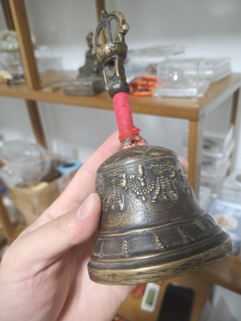 古玩雜項清密宗法鈴拍賣，當前價格1500元