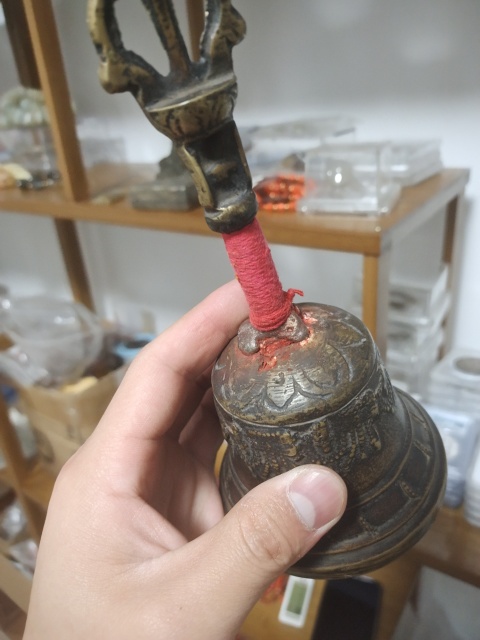 古玩雜項清密宗法鈴拍賣，當前價格1500元