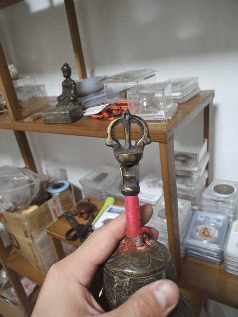 古玩雜項清密宗法鈴拍賣，當前價格1500元