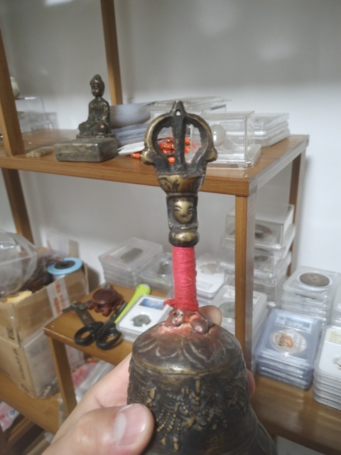 古玩雜項清密宗法鈴拍賣，當前價格1500元
