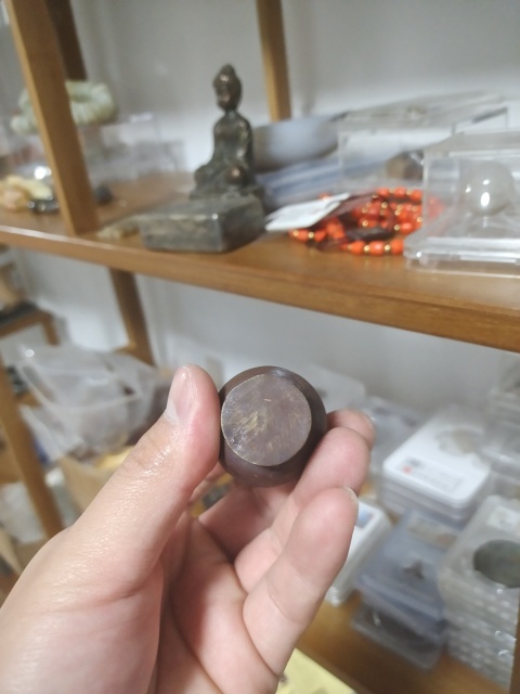 古玩雜項清末銅墨盒拍賣，當前價格168元