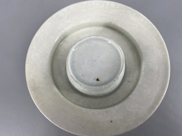古玩陶瓷宋代景德鎮窯影青刻劃蓮瓣紋盞托一套拍賣,當前價格26000元
