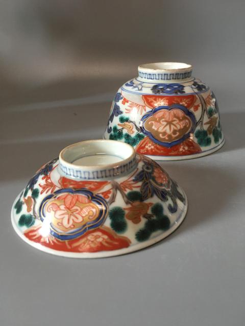古玩陶瓷【有贈(zèng)品】晚清民國(guó)青花五彩描金蓋碗拍賣，當(dāng)前價(jià)格460元