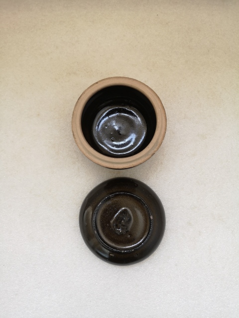 古玩陶瓷黑釉蓋缸拍賣，當前價格398元