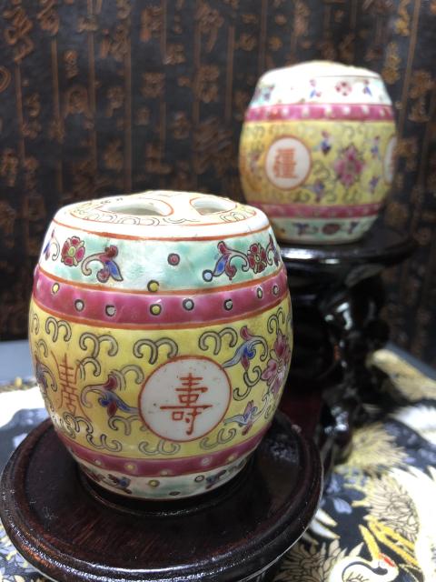 古玩陶瓷繡敦兒-鼓釘罐【一對兒】拍賣,當(dāng)前價(jià)格336元
