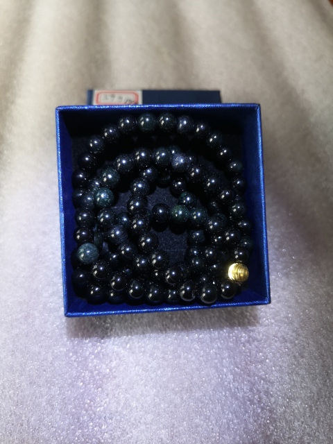 古玩玉器天然翡翠(墨翠)項鏈拍賣,當前價格450元