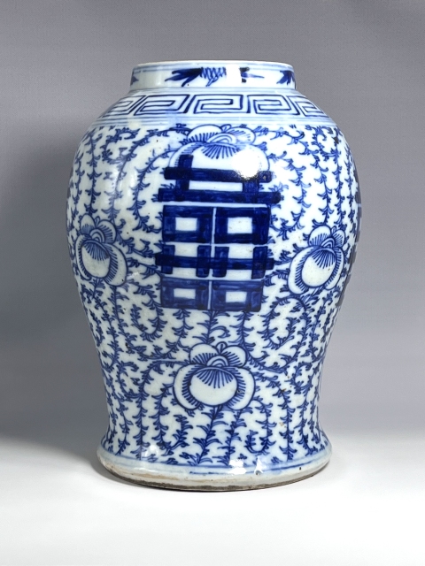 古玩陶瓷清中晚期將軍罐拍賣，當前價格2999元