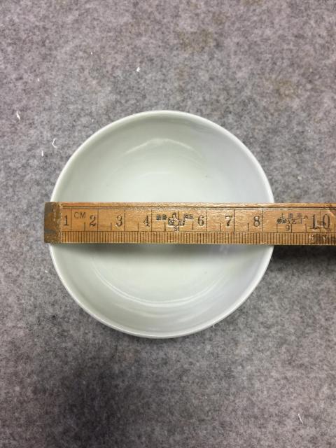 古玩陶瓷民國粉彩桃花美女圖碗拍賣,當前價格800元