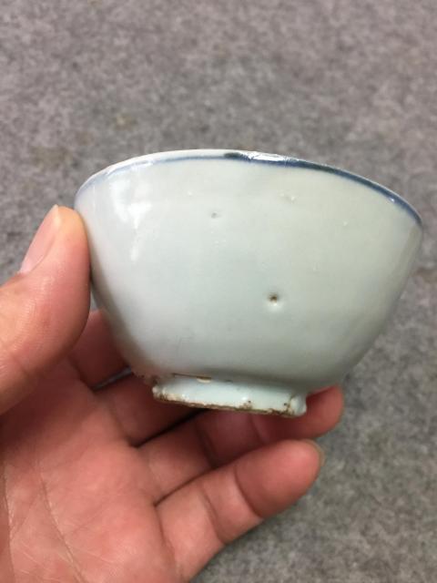 古玩陶瓷明晚期-高官厚祿青花碗拍賣，當(dāng)前價(jià)格3200元