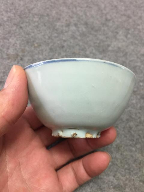 古玩陶瓷明晚期-高官厚祿青花碗拍賣，當(dāng)前價(jià)格3200元