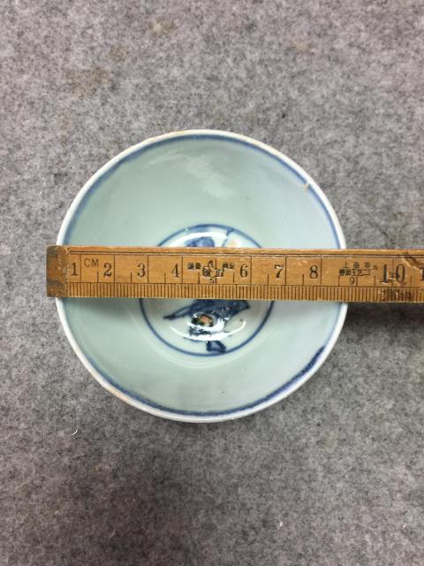 古玩陶瓷明晚期-高官厚祿青花碗拍賣，當(dāng)前價(jià)格3200元