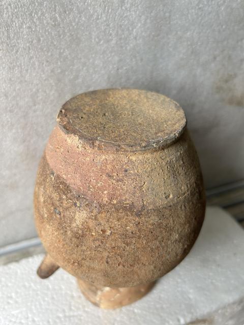 古玩陶瓷宋代 褐釉盤口執壺拍賣,當前價格288元