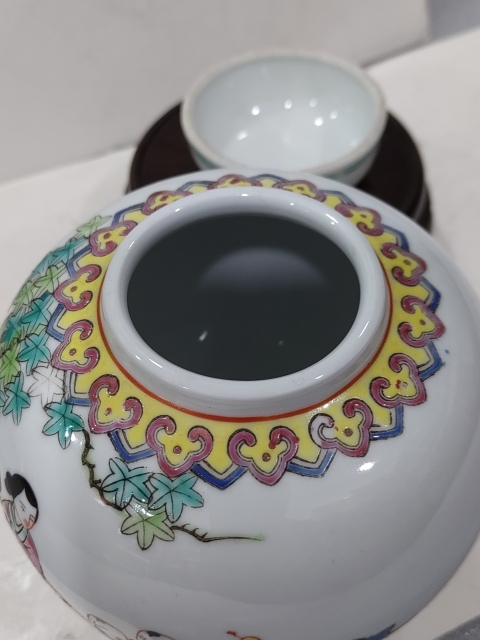 古玩陶瓷人物紋蓋罐拍賣，當前價格788元