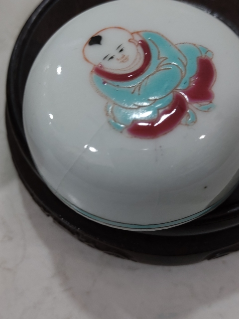 古玩陶瓷人物紋蓋罐拍賣，當前價格788元