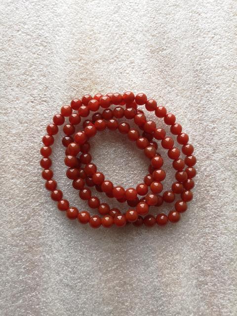 古玩玉器紅瑪瑙珠手串拍賣,當(dāng)前價(jià)格850元