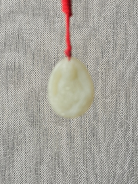 古玩玉器韓料雕觀音掛件拍賣，當前價格220元