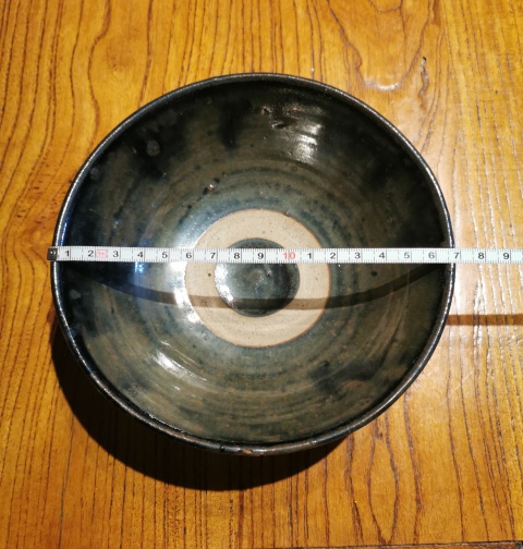 古玩陶瓷元代·黑釉窯變碗拍賣,當前價格666元