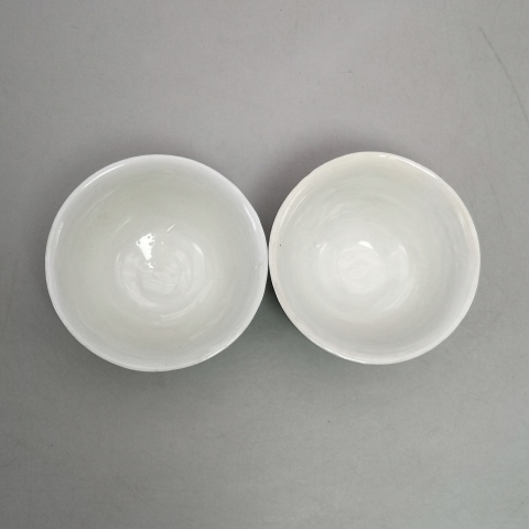 古玩陶瓷民國解放初?印花杯（一對）拍賣，當前價格900元