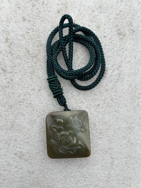 古玩玉器蝶戀花 和田玉牌子拍賣,當前價格158元