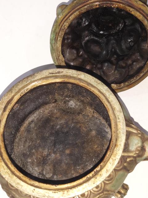 古玩雜項白銅質聚寶爐拍賣，當前價格688元