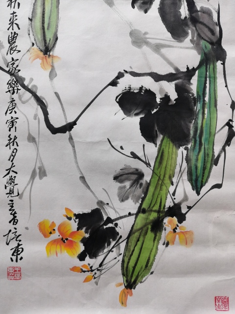 古玩字畫已故當代大寫意畫家國畫大師王鑄久之子王培東寫意花鳥拍賣,當前價格4000元