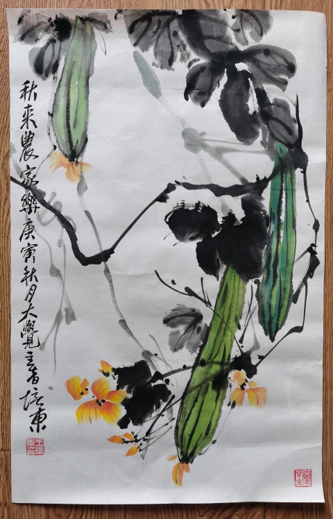 古玩字畫已故當代大寫意畫家國畫大師王鑄久之子王培東寫意花鳥拍賣,當前價格4000元