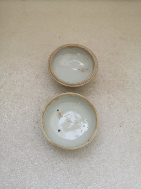 古玩陶瓷民國花卉紋粉盒拍賣，當前價格550元