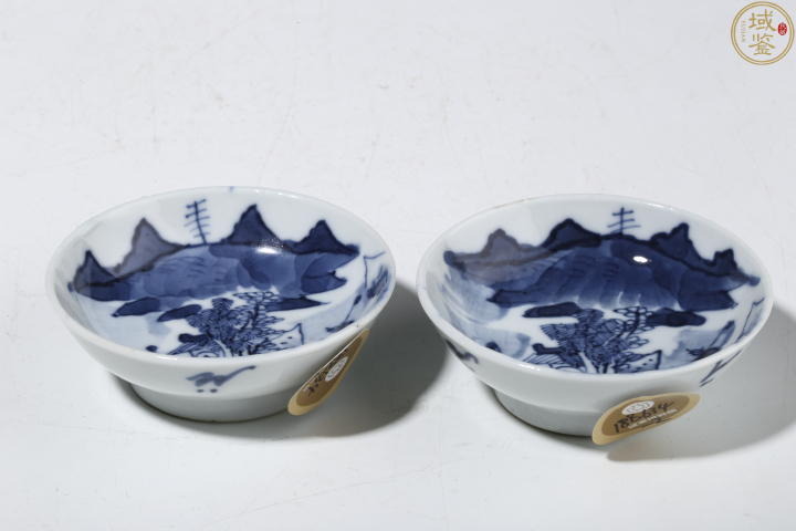 古玩陶瓷晚清樵漁耕讀山水紋青花墨碟拍賣(mài),當(dāng)前價(jià)格1200元
