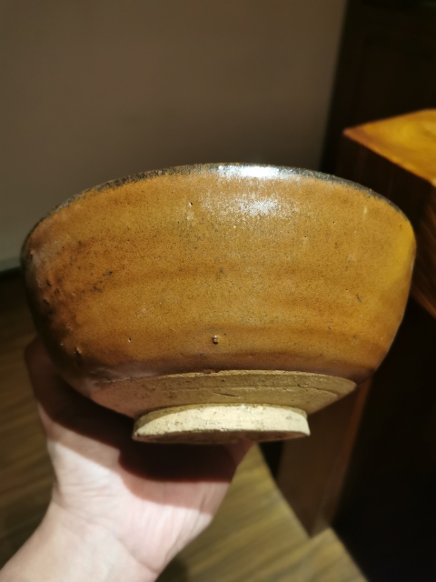 古玩陶瓷明代?紫金釉大碗拍賣,當前價格1200元