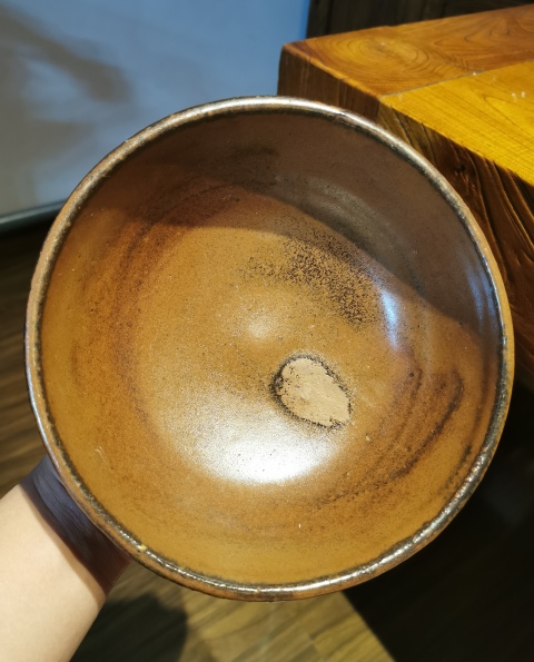 古玩陶瓷明代?紫金釉大碗拍賣,當前價格1200元