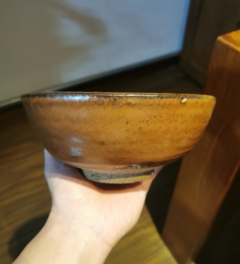 古玩陶瓷明代?紫金釉大碗拍賣,當前價格1200元