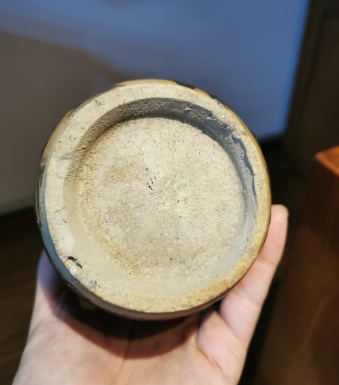 古玩陶瓷明代?黑釉梅瓶拍賣，當前價格2400元