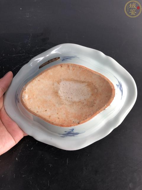 古玩陶瓷【實物鑒真】樓臺亭閣山水紋青花蓋盤拍賣,當前價格1999元