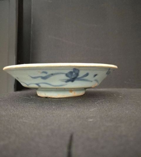 古玩陶瓷元.青花花卉紋折腰盤拍賣，當(dāng)前價(jià)格99999元