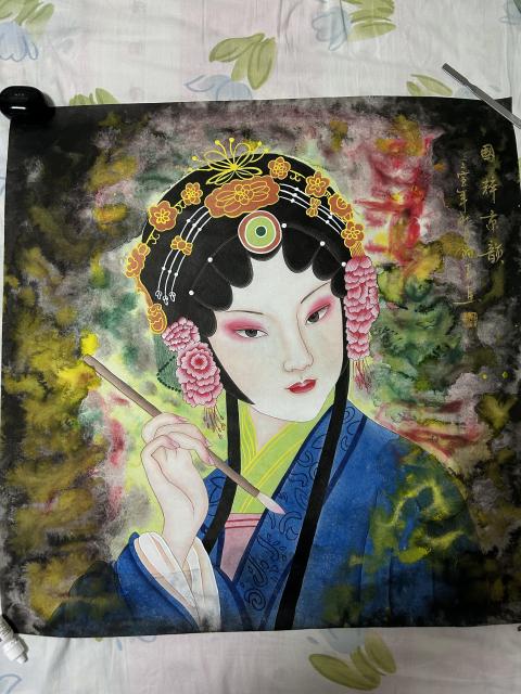 古玩字畫羽墨老師精品《國粹京韻》拍賣,當前價格2455元