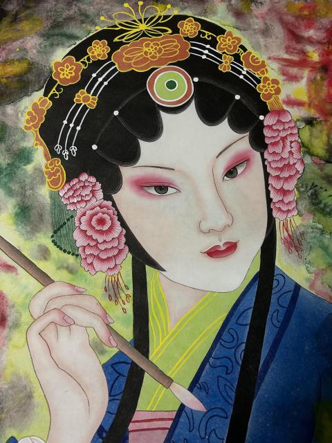 古玩字畫羽墨老師精品《國粹京韻》拍賣,當前價格2455元