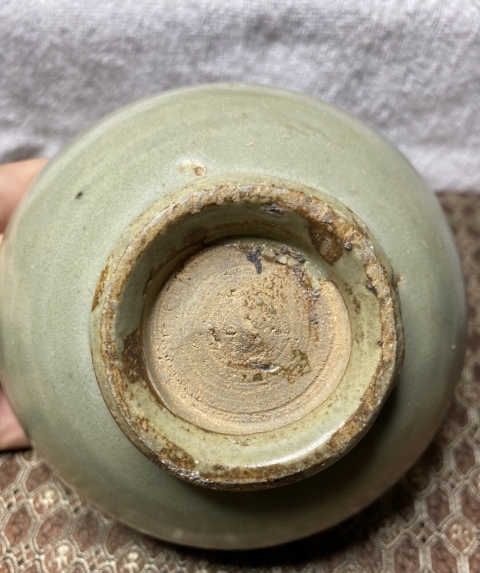 古玩陶瓷元龍泉窯青釉碗拍賣,當前價格6500元
