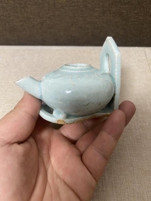 古玩陶瓷明代影青燈拍賣，當前價格3600元