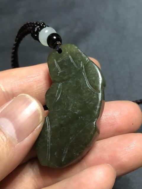 古玩玉器和田玉雕貔貅掛件【附證書】拍賣，當前價格155元