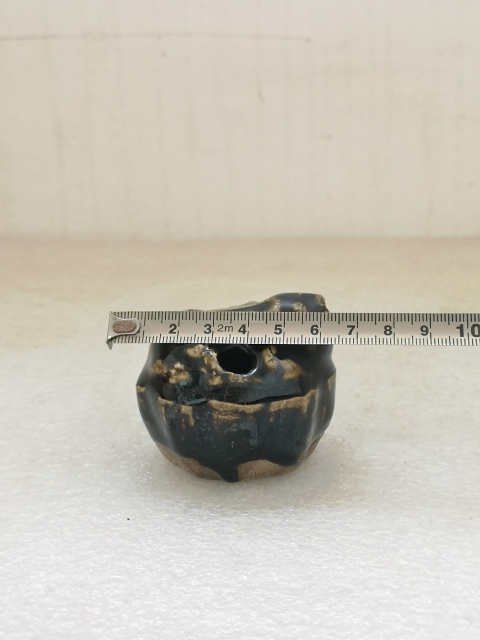 古玩陶瓷黑釉文房拍賣,當前價格480元