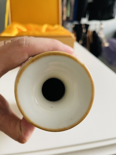 古玩陶瓷【優(yōu)品】清同治·粉彩鳳凰牡丹紋瓶拍賣，當前價格5000元