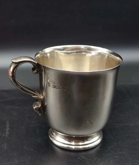 古玩雜項1934年英國925銀大馬克杯拍賣，當(dāng)前價格2680元