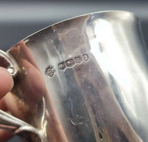 古玩雜項1934年英國925銀大馬克杯拍賣，當(dāng)前價格2680元