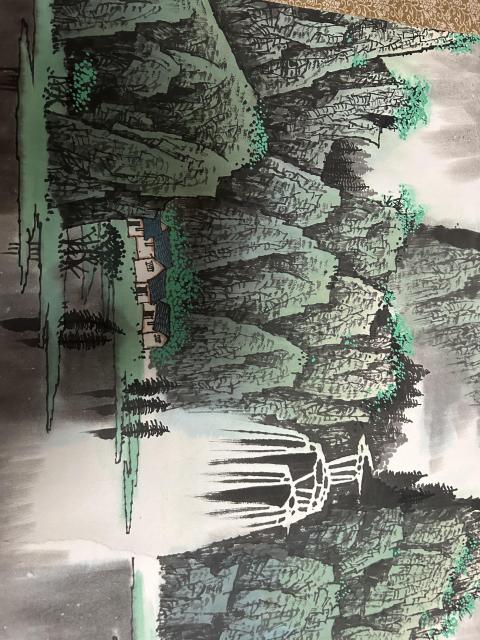 古玩字畫李山聚老師作品“漓江之春”拍賣,當前價格4500元