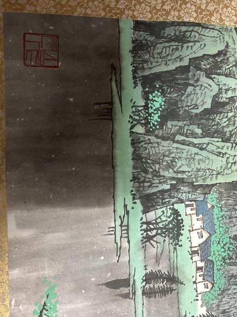 古玩字畫李山聚老師作品“漓江之春”拍賣,當前價格4500元