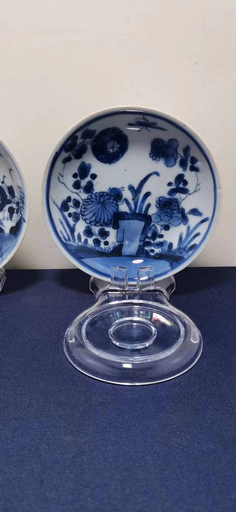 古玩陶瓷康熙青花盤拍賣,當前價格1800元