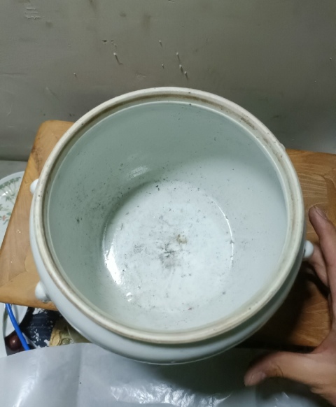 古玩陶瓷清末民初王子卿淺絳彩人物粥罐拍賣,當前價格750元