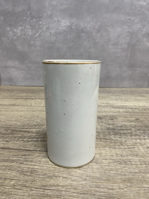 古玩陶瓷光緒仕女紋粉彩筆筒拍賣，當前價格2680元